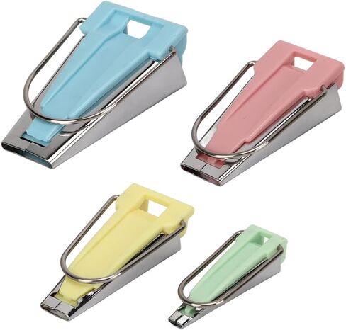 Bias Tape Makers Kit, 4 Sizes Bias Binding Maker 6mm 12mm 18mm 25mm for Fabric Sewing Quilting,Stainless Steel Plastic Tape Makers Kit for Fabric Sewing Quilting in Saudi Arabia