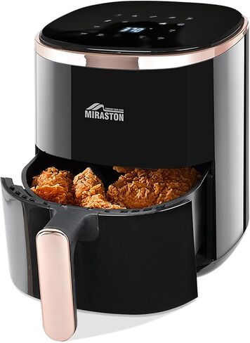 مقلاة هوائية 3.6QT مع شاشة رقمية و9 إعدادات مسبقة، تتضمن صينية خبز للقلي بالهواء وإعادة التسخين، مثالية للمطابخ الصغيرة والمساكن والشقق in Kuwait