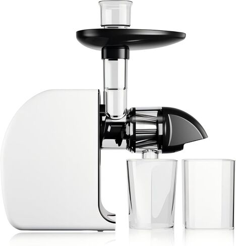 MegaWise Cold Press Slow Masticating Juicer – Quiet Cold Press Technology, Dual-Speed Modes, High-Yield Fruit & Vegetable Extractor, Quick-Clean Parts, White in Saudi Arabia