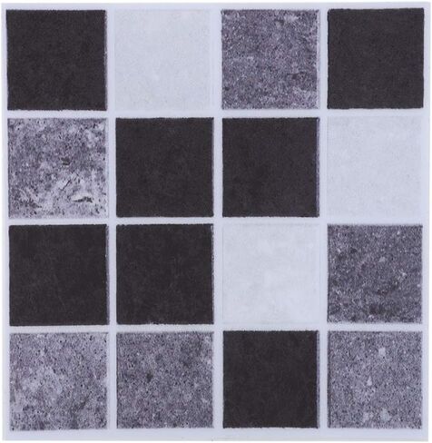 18pcs Mosaic Tile Transfer Stickers, Easy to Install,Reusable, for Bathroom and Kitchen (MTS008) in Saudi Arabia