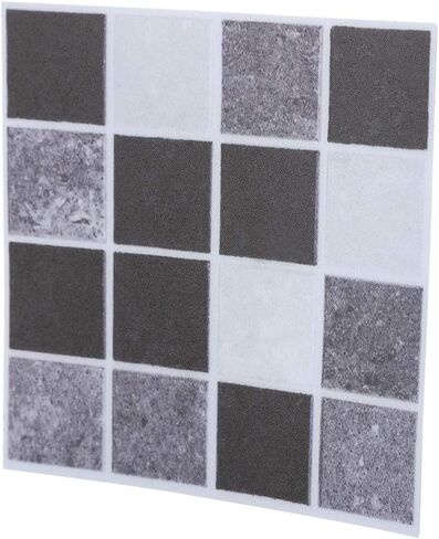 18pcs Mosaic Tile Transfer Stickers, Easy to Install,Reusable, for Bathroom and Kitchen (MTS008) in Saudi Arabia