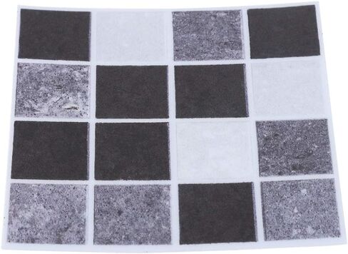 18pcs Mosaic Tile Transfer Stickers, Easy to Install,Reusable, for Bathroom and Kitchen (MTS008) in Saudi Arabia