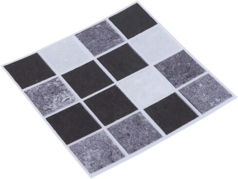18pcs Mosaic Tile Transfer Stickers, Easy to Install,Reusable, for Bathroom and Kitchen (MTS008) in Saudi Arabia