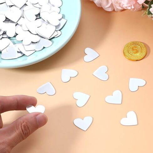 Heart Shape Small Mirrors for Crafts, 200pcs 0.79x0.79 Inch Craft Mirrors Mirror Tiles Self Adhesive Fancy Acrylic Mini Mirror Pieces for Crafts Disco Ball Mirror-Tiles for Craft Art Door Wall in Saudi Arabia