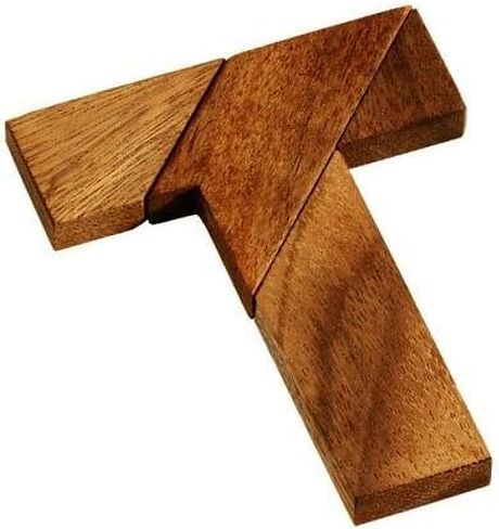 T Puzzle Wooden Brain Teaser in Saudi Arabia