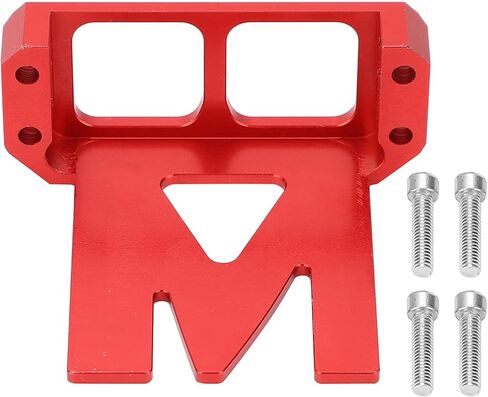 RC Servo Protector Aluminum Alloy Servo Guard for Axial VP 90018 90053 90046 1 10 RC CarBlack a Service and Exquisite Perfect Alloy Made It is Strong Aluminum Durable (Red) in Saudi Arabia