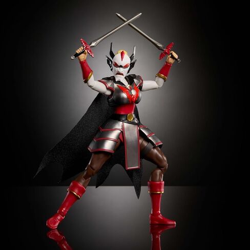 Masters of The Universe Masterverse Action Figure New Etheria Despara, 7 Inch Motu Toy, 30 Posable Joints, 2 Swords, Armor, Adora Head & Evil Mask in Saudi Arabia
