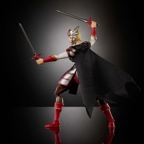 Masters of The Universe Masterverse Action Figure New Etheria Despara, 7 Inch Motu Toy, 30 Posable Joints, 2 Swords, Armor, Adora Head & Evil Mask in Saudi Arabia
