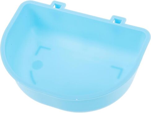 Totority Hanging Plastic Pet Feeding Bowl for Cats and Small Dogs, Sturdy Non-Spill Food Container, Blue Travel-Compatible Pet Food Dispenser in Saudi Arabia