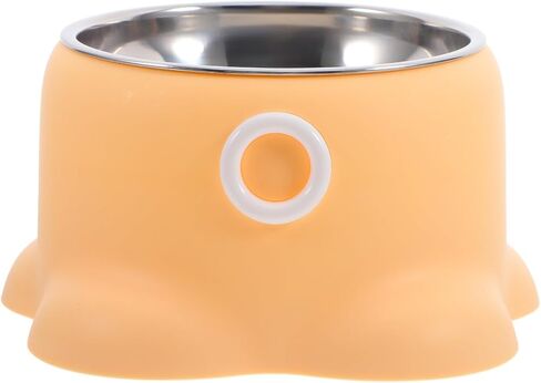TOYANDONA Stainless Steel Pet Bowl Octopus Shape Anti-Spill Non-Tipping Small Dog Water Bowl Portable Indoor Outdoor Cat Feeding Dish in Saudi Arabia