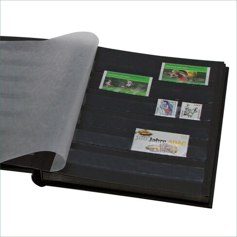 Stamp Album Stockbook Premium - 64 Black Pages - Black in Saudi Arabia