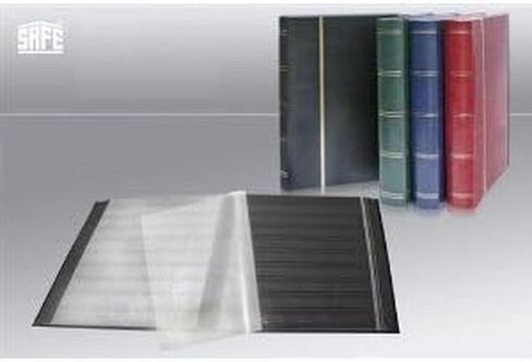 Stamp Album Stockbook Premium - 64 Black Pages - Black in Saudi Arabia