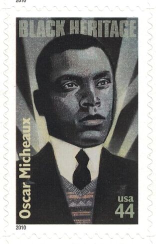 Oscar Micheaux Black Heritage Sheet of Twenty 44 Cent Stamps Scott 4464 in Saudi Arabia