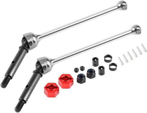 طقم عمود محرك GLOBACT RC CVD 20Crmo Steel لـ Losi 1/16 Mini-B 1/18 Mini-T RC أجزاء ترقية شاحنة عربات التي تجرها الدواب MIP20060 (أحمر) in Saudi Arabia