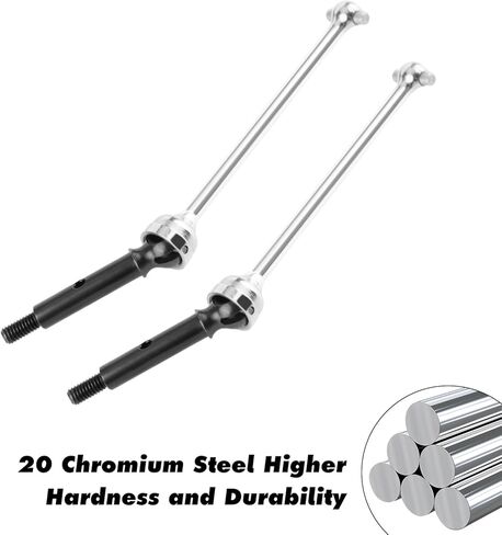 طقم عمود محرك GLOBACT RC CVD 20Crmo Steel لـ Losi 1/16 Mini-B 1/18 Mini-T RC أجزاء ترقية شاحنة عربات التي تجرها الدواب MIP20060 (أحمر) in Saudi Arabia