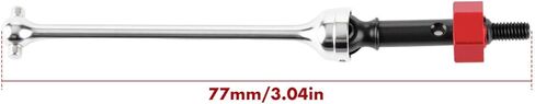 طقم عمود محرك GLOBACT RC CVD 20Crmo Steel لـ Losi 1/16 Mini-B 1/18 Mini-T RC أجزاء ترقية شاحنة عربات التي تجرها الدواب MIP20060 (أحمر) in Saudi Arabia