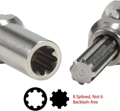 1/10 RC Drive Shaft,Stainless Steel Drive Shaft 5mm Universal Joint Driveshaft for 1/10 RC Rigs Crawler SCX10 Pro TRX4 High Trail TF2 VS4-10 CC02 (68.8-78mm) in Saudi Arabia