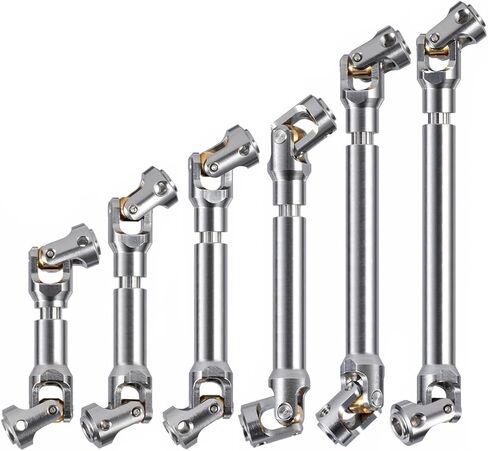1/10 RC Drive Shaft,Stainless Steel Drive Shaft 5mm Universal Joint Driveshaft for 1/10 RC Rigs Crawler SCX10 Pro TRX4 High Trail TF2 VS4-10 CC02 (68.8-78mm) in Saudi Arabia