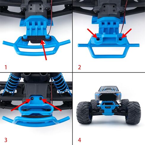مجموعة مصابيح LED أمامية وخلفية 1/10 لأجزاء ترقية 1/10 ARRMA Gorgon in Kuwait