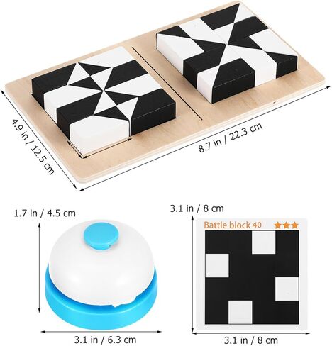 Vaguelly Hidden Building Puzzle Block Toy,Brain Teaser Puzzle Logic Toys for Kids,STEM Montessori Early Educational Toys,40 Challenges Cards,Christmas Stocking Stuffer for Boys Girls in Saudi Arabia