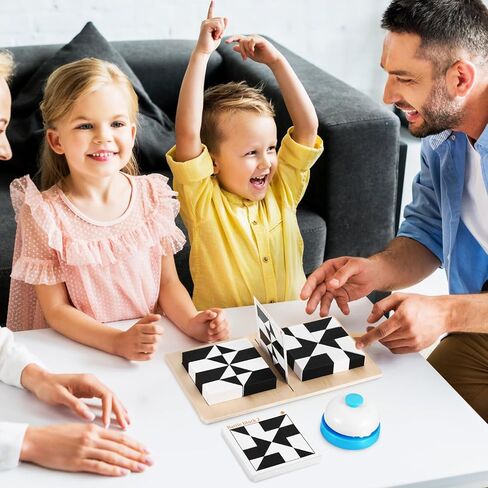 Vaguelly Hidden Building Puzzle Block Toy,Brain Teaser Puzzle Logic Toys for Kids,STEM Montessori Early Educational Toys,40 Challenges Cards,Christmas Stocking Stuffer for Boys Girls in Saudi Arabia