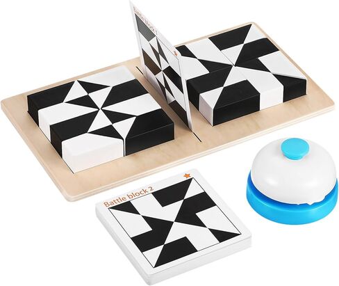 Vaguelly Hidden Building Puzzle Block Toy,Brain Teaser Puzzle Logic Toys for Kids,STEM Montessori Early Educational Toys,40 Challenges Cards,Christmas Stocking Stuffer for Boys Girls in Saudi Arabia