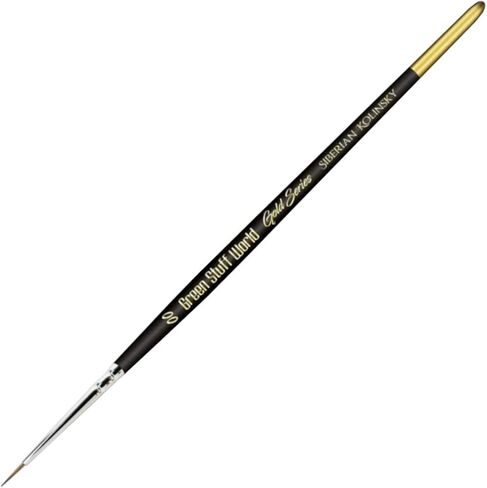 Green Stuff World for Models and Miniatures Gold Series Siberian Kolinsky Brush - Size 00 (2356) in Saudi Arabia