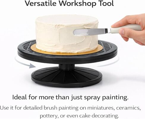 Gugxiom Spray Work Painting Stand Set, Plastic Turnable Painting Turn Table Stand, for Holding Model Cars, Tanks, Airplanes, for Airbrush Spray in Saudi Arabia