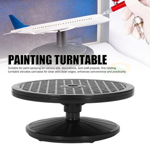 Gugxiom Spray Work Painting Stand Set, Plastic Turnable Painting Turn Table Stand, for Holding Model Cars, Tanks, Airplanes, for Airbrush Spray in Saudi Arabia