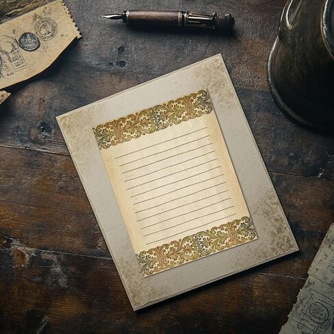 GLOBLELAND خمر حافة محكم التشبث المطاط ختم 8.7 × 7 بوصة تسميات مجهولة إيفا تتشبث جبل ختم الرجعية الحدود المطاط طوابع مجموعة لصنع بطاقة ألبوم الصور الديكور DIY سكرابوكينغ in Kuwait