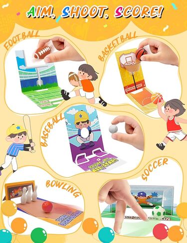 30 Pcs Valentines Cards for Kids with Sports Ball Erasers, 5 Design Valentine Sports Erasers with Valentines Cards, Kids Valentines Classroom Exchange Prizes Party Favor, Boys Valentines Gift in Saudi Arabia