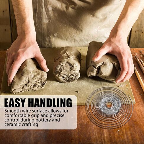 High Temperature Wire, 17 Gauge, 10 Feet Roll, Professional Ceramic and Pottery Tools in Saudi Arabia