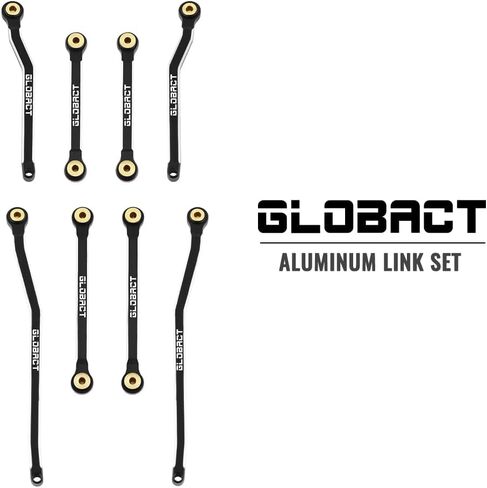 مجموعة وصلات هيكل من الألومنيوم من GLOBACT خلوص عالي لأجزاء ترقية 1/18 Furitek FX118 Hobby Plus CR18P in Saudi Arabia