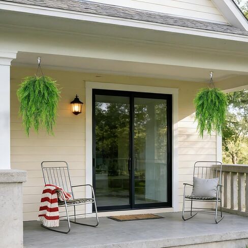 Artificial Succulents Hanging Plants-4 PCS Fake String of Pearls Greenery Plant Wall Decor Faux Hanging Nature Plants for House Living Room Bathroom Bedroom Shelf Balcony Garden Indoor Outdoor（27.5"） in Saudi Arabia