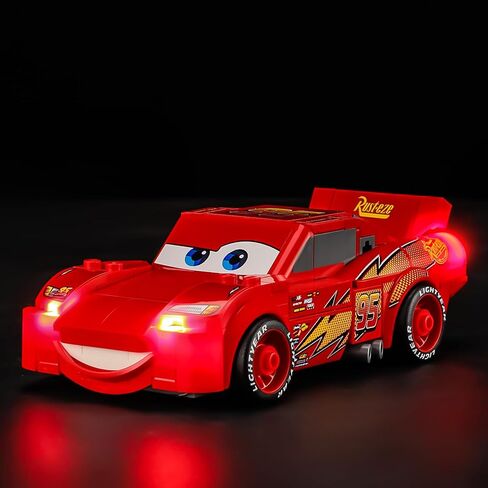 BRIKSMAX 2.0 Light Kit Compatible with Lego Disney Lightning McQueen 77255 Building Sets- Original LED Lighting Kits (Accessories Only),Cable-Hiding Tech for Display, Gifts & Collectors in Saudi Arabia