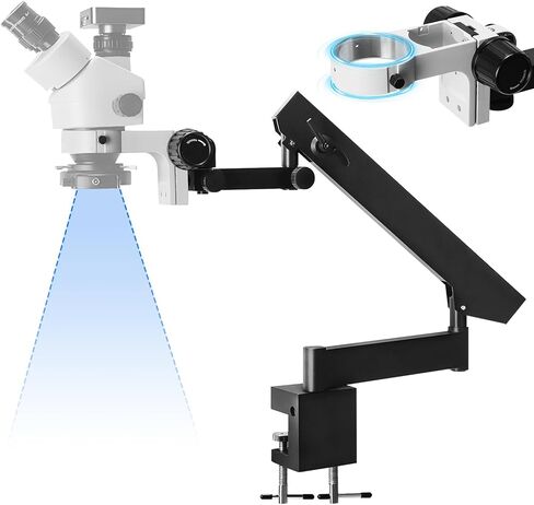 Generic Extension Articulating Clamp Holder Bracket Arm with Table Clip Articulating Arm Pillar Clamp Holder Bracket Adjusted Up and Down for Digital Microscope in Saudi Arabia