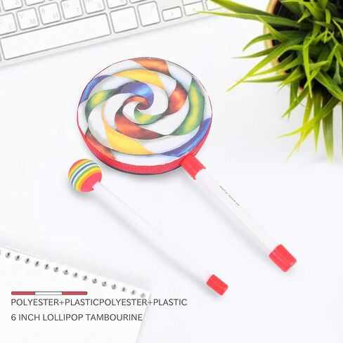 Kids Percussion Lollipop Drum, 6inch, 142854 in Saudi Arabia