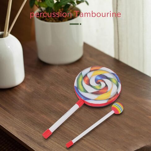 Kids Percussion Lollipop Drum, 6inch, 142854 in Saudi Arabia