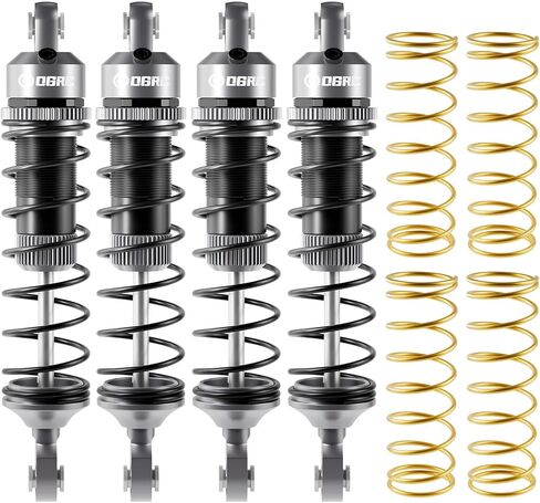 OGRC 92mm Shock Absorber with Progressive Springs for 1/16 Traxxas Mini Maxx XRT 1/10 TRX4 SCX10 (Blue) in Saudi Arabia