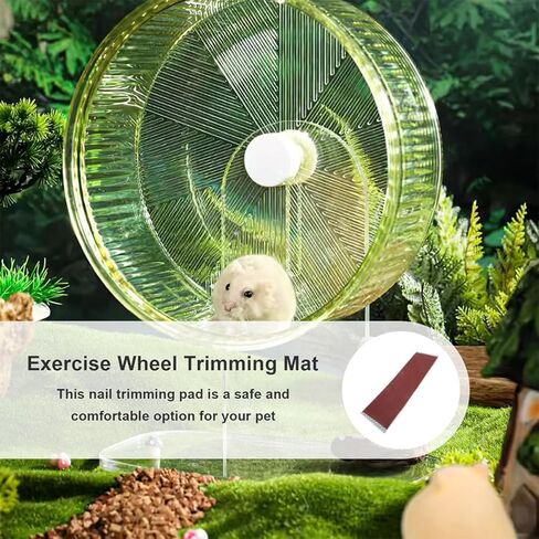 الهامستر عجلة الجري شريط جلخ مسمار المتقلب حصيرة عدم الانزلاق ممارسة عجلة الوسادة ملحق للحيوانات الأليفة الصغيرة in Kuwait