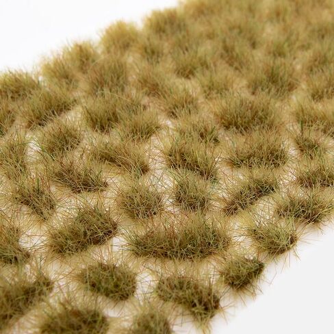 Overgrown Tufts, Desert Static Grass for Diorama Scenery and Model Basing by Huge Minis – 100 Self-Adhesive Grass Tufts in Saudi Arabia