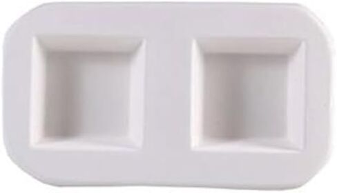 O.D.5.25"x 3 D.1" مربعان من Cast-A-Cab قالب صب الفريت الزجاجي. تم الانتهاء منه 2 بوصة × 2 in Kuwait