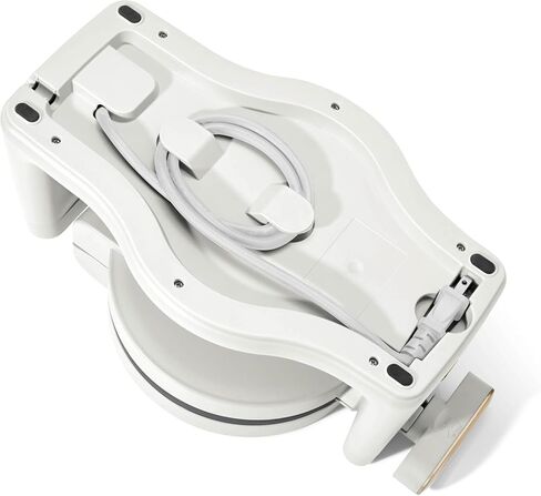 Rotating Belgian Waffle Maker, Black, by Drew Barrymore Flower, Makes 1-Inch Thick Waffles, Stainless Steel (White Icing) in Saudi Arabia