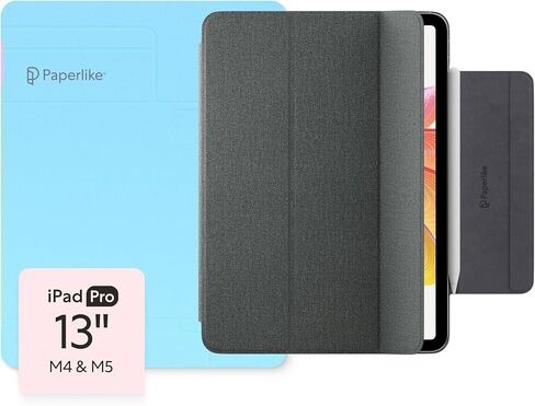 حافظة Paperlike's Folio لجهاز iPad Pro 11 بوصة (2020/21/22) وiPad Air 10.9 بوصة (2020/22) - حافظة خفيفة الوزن ونحيفة وواقية مع شحن قلم Apple، وخاصية النوم/الاستيقاظ التلقائي، وألياف دقيقة من الداخل in Kuwait