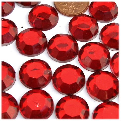 The Crafts Outlet 144pc Rhinestones Round 20mm - Multi Assortment in Saudi Arabia