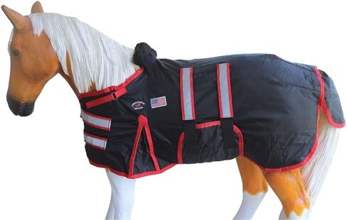 36-42(Medium) 1680D Miniature Weanling Donkey Pony Horse Foal Winter Blanket 519TS02RD in Saudi Arabia
