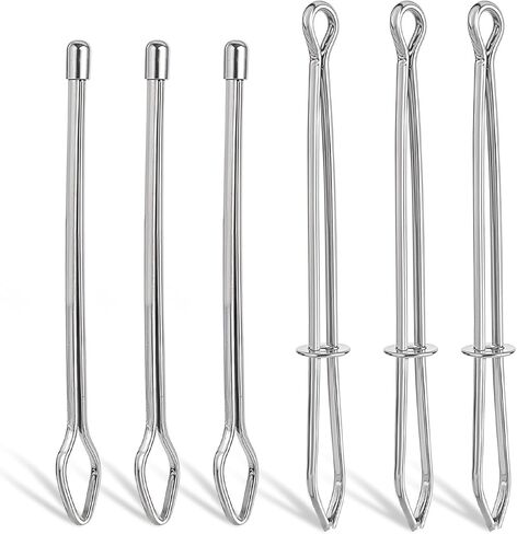 6 Pcs Stainless Steel Drawstring Threaders, Metal Bodkin Sewing Tools with Open and Closed Ends for Hoodies, Sweatpants, Swim Trunks in Kuwait