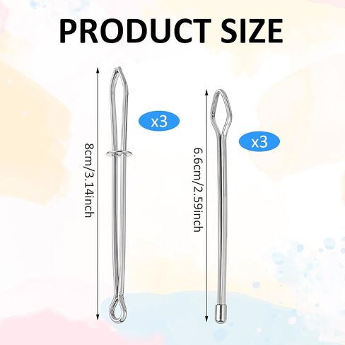 6 Pcs Stainless Steel Drawstring Threaders, Metal Bodkin Sewing Tools with Open and Closed Ends for Hoodies, Sweatpants, Swim Trunks in Kuwait