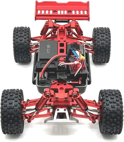 16160 Metal Front Gearbox Cover Parts for Hyper Go H16BM H16GT H16DR H16PL Rc Car, Aluminum Alloy Replacement Accessories for MJX 16207 16208 16209 16210 H6V3 M162 M163 1/16 Rc Car (Blue) in Saudi Arabia