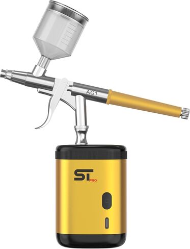 مجموعة بخاخة الحلاقة من Supreme Trimmer، نظام تعزيز الشعر واللحية اللاسلكي مع محلول تنظيف الحبر، محفزان على النمط للشعر الخفيف، ملمس طبيعي، شعر أكثر امتلاءً - AG1 ذهبي in Saudi Arabia